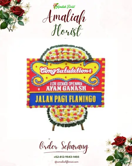 Sewa Papan Bunga Syamsudin Noor